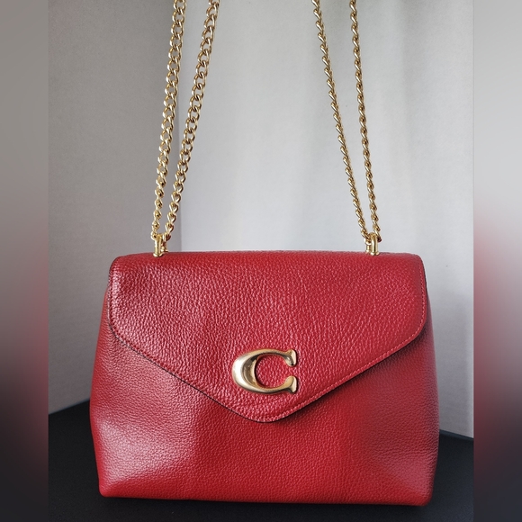 Coach Tammie 2Way Satchel, Red, 2021, EUC - Picture 2 of 9